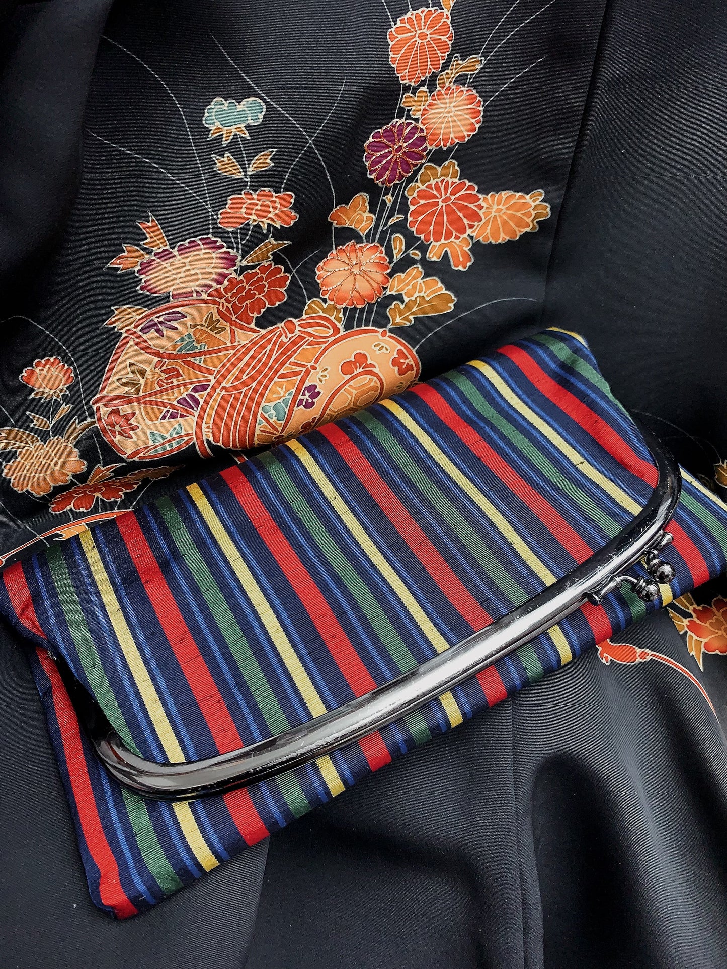 🇯🇵日本古著|金襴錦織西陣織和裝手袋 口金包
🔎 貨品編號 :ss-vin54