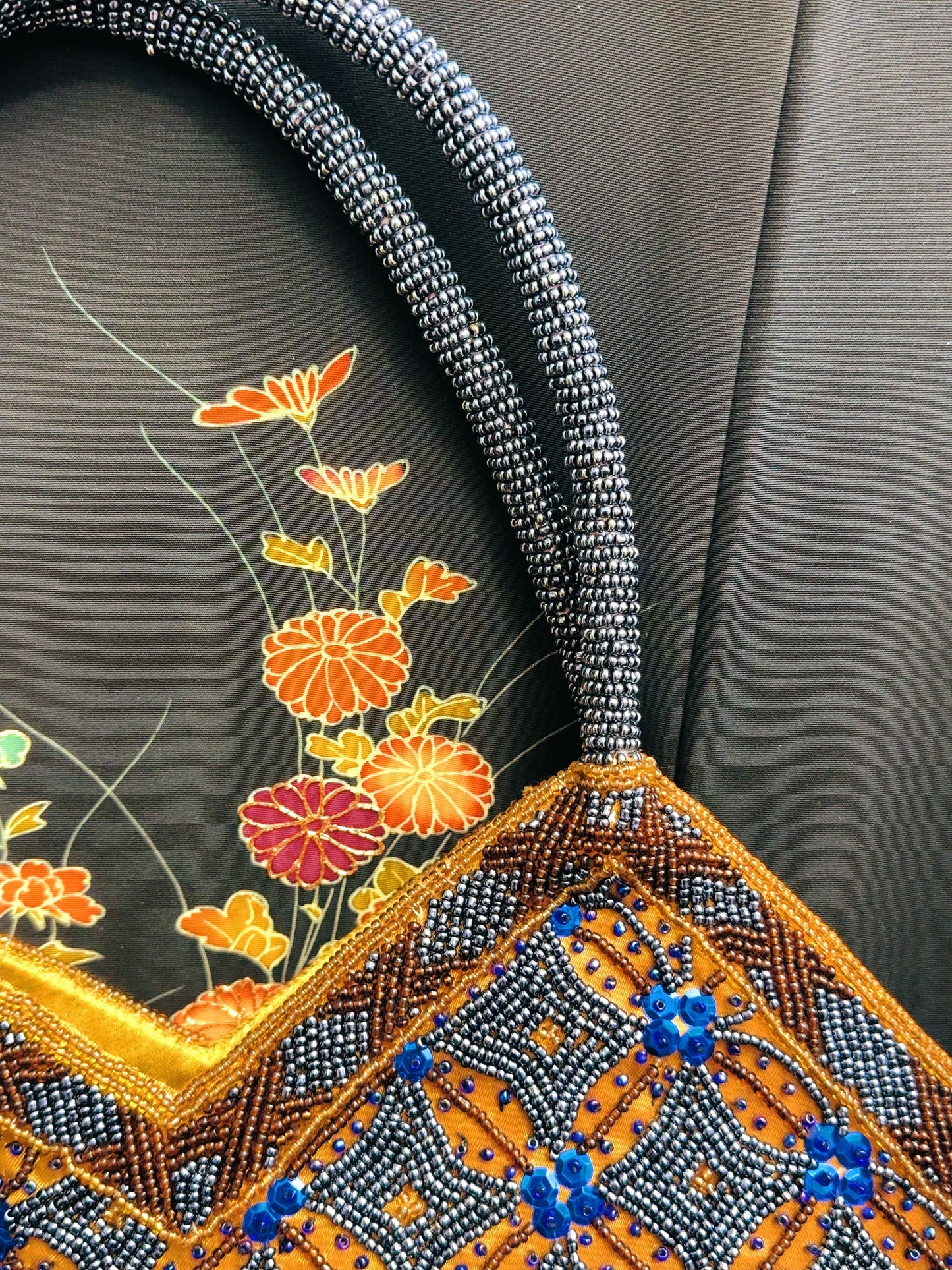 🇯🇵JAPAN Vintage ♡ Bags(Frame Purse/Frame Clutch/Kuchi Bag/Wallet)| 🇯🇵日本古著 ♡ 超稀有珠仔手挽上膊手袋(金襴錦織西陣織和裝手袋/口金袋/銀包)|🔎 ss-vin64