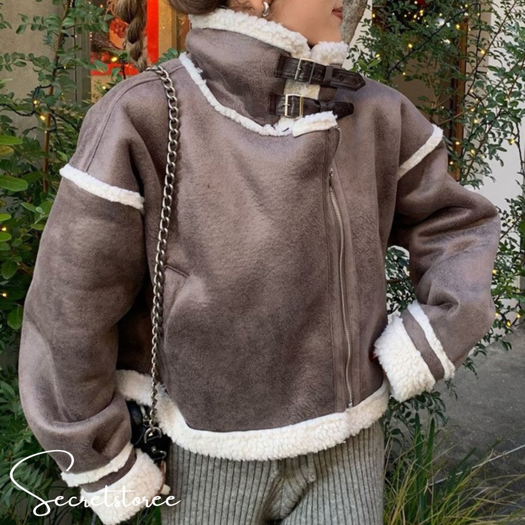 🇯🇵日本 人造羊毛皮騎士外套 Faux shearling riders jacket 🔎 ɪᴛᴇᴍ ɴᴏ.:SS-jgk9178d0