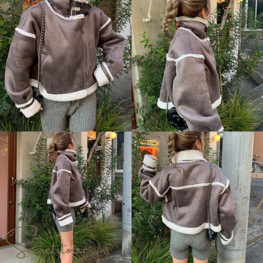 🇯🇵日本 人造羊毛皮騎士外套 Faux shearling riders jacket 🔎 ɪᴛᴇᴍ ɴᴏ.:SS-jgk9178d0
