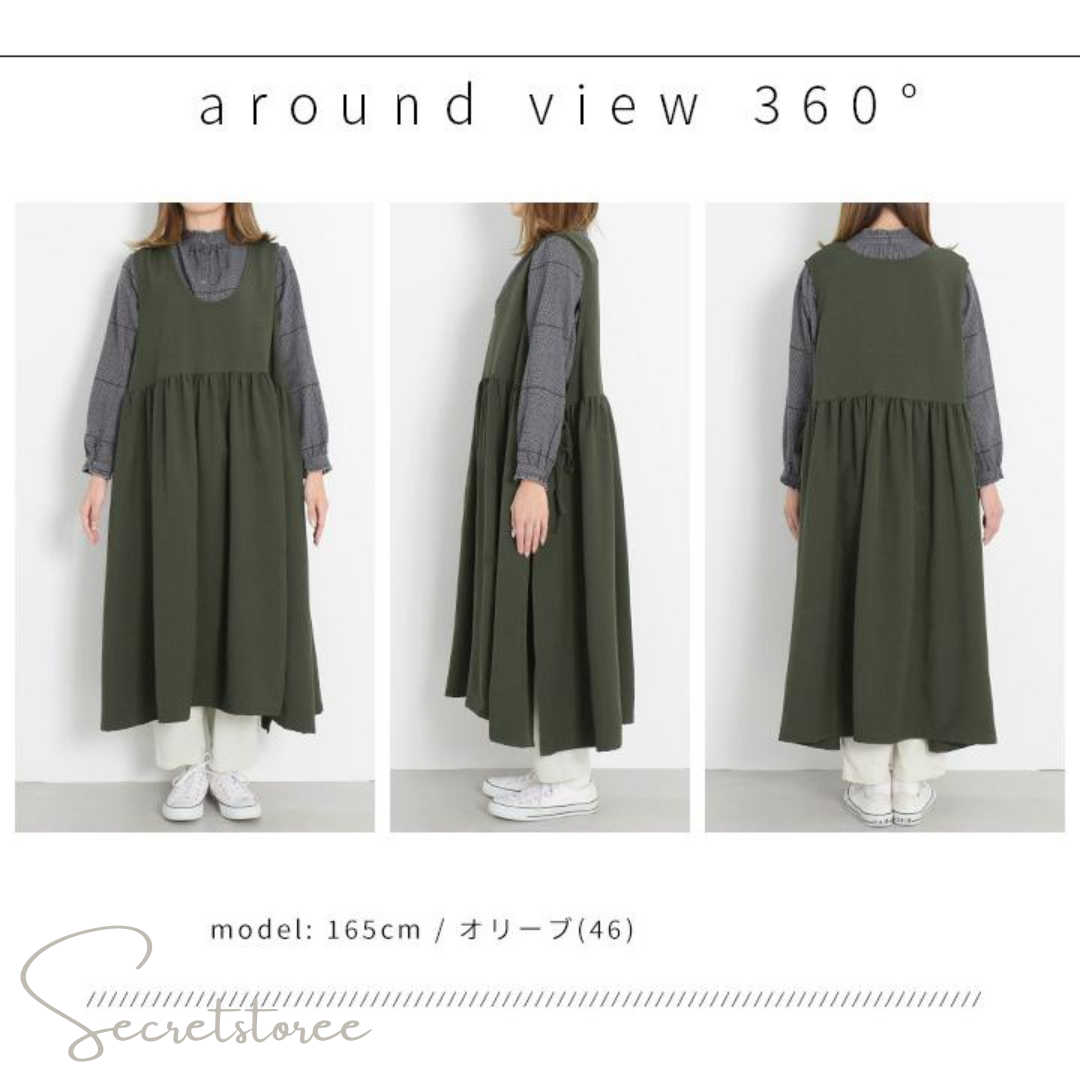 🇯🇵日本|側邊蝴蝶結2way超大擺連身裙(2色)🔎 SS-63-3091