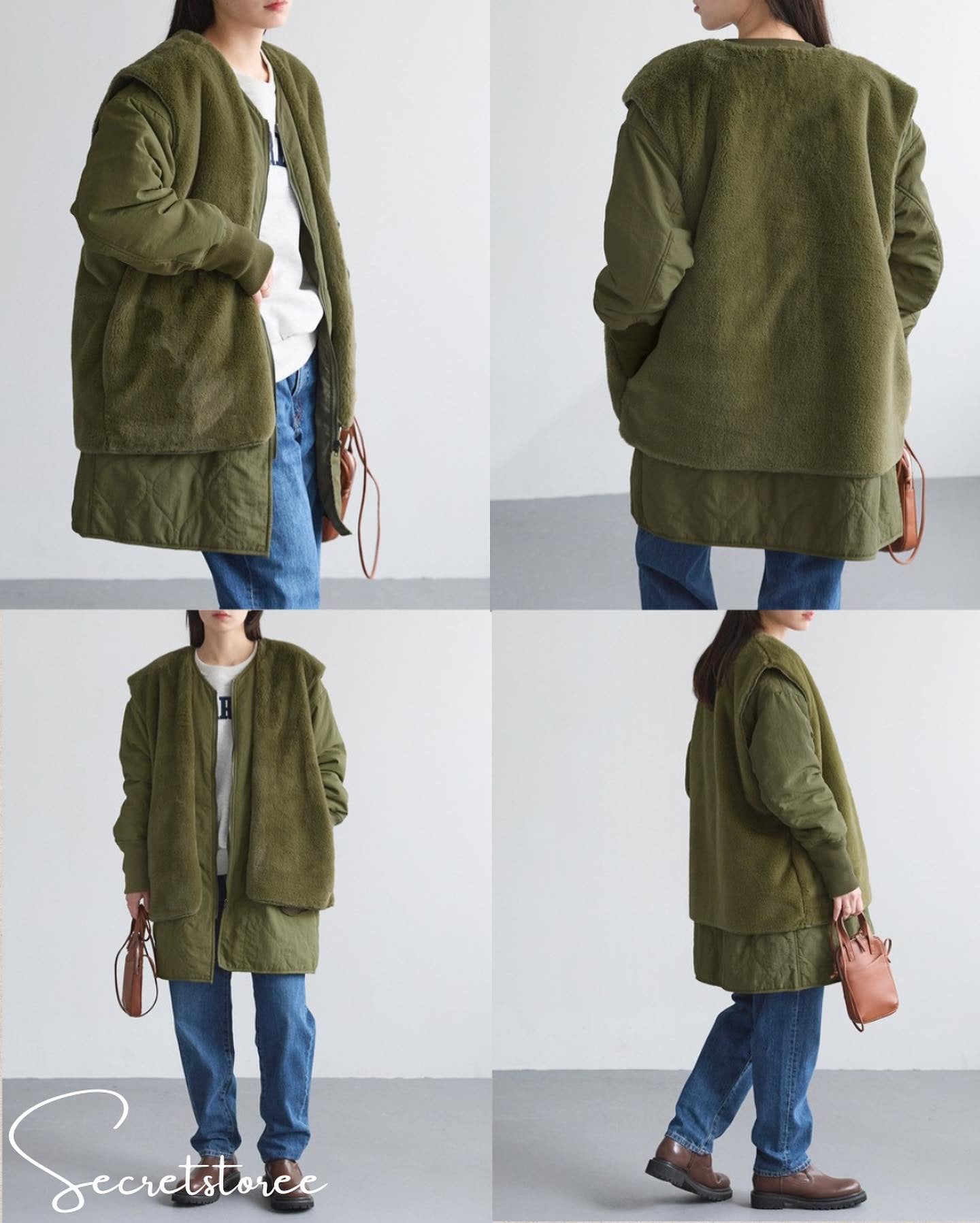 🇯🇵日本|3用異素材毛毛背心外套 outer coat ★ SS-cc69208657