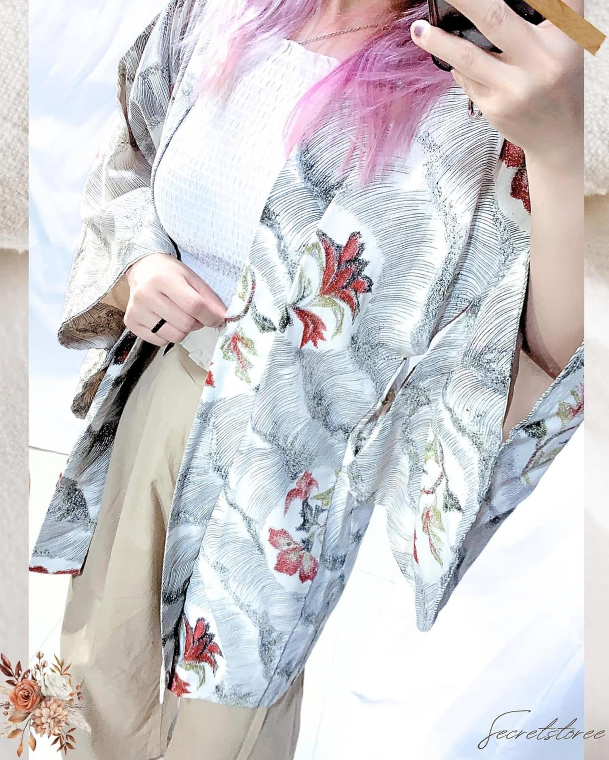 🇯🇵JAPAN Vintage ♡ Clothes(Haori/Kimono/Yukata)| 🇯🇵日本古著 ♡ 衣服(👘羽織/和服/浴衣)|🔎 SS-vin036