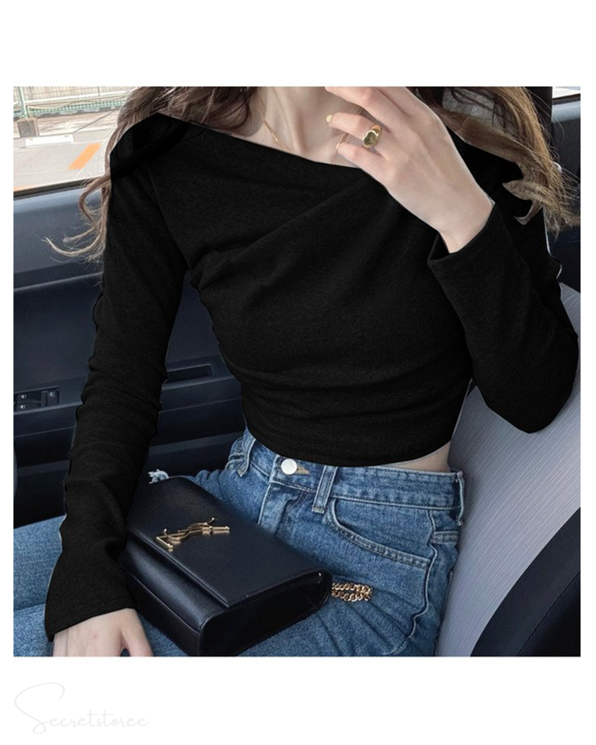 🇯🇵日本 垂墜露肩剪裁不對稱褶皺上衣 Draped Strapless Asymmetric Ruffle Top 🔎 ɪᴛᴇᴍ ɴᴏ.: SS-jgdk12610