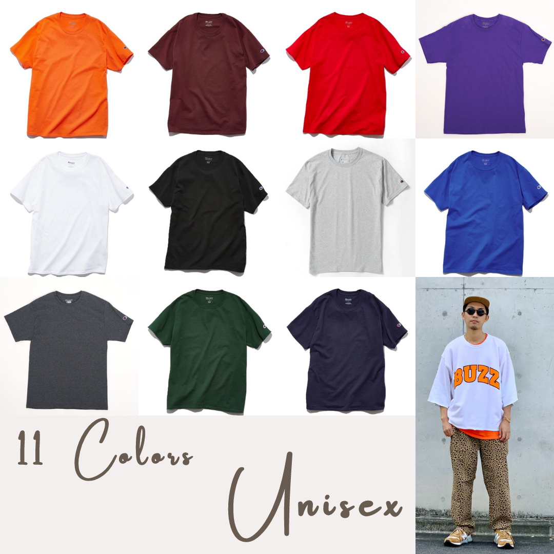 🇯🇵Japan|CHAMPION Unisex Basic Tee (12 colors)★ Product Code🔎 SS-zhc991