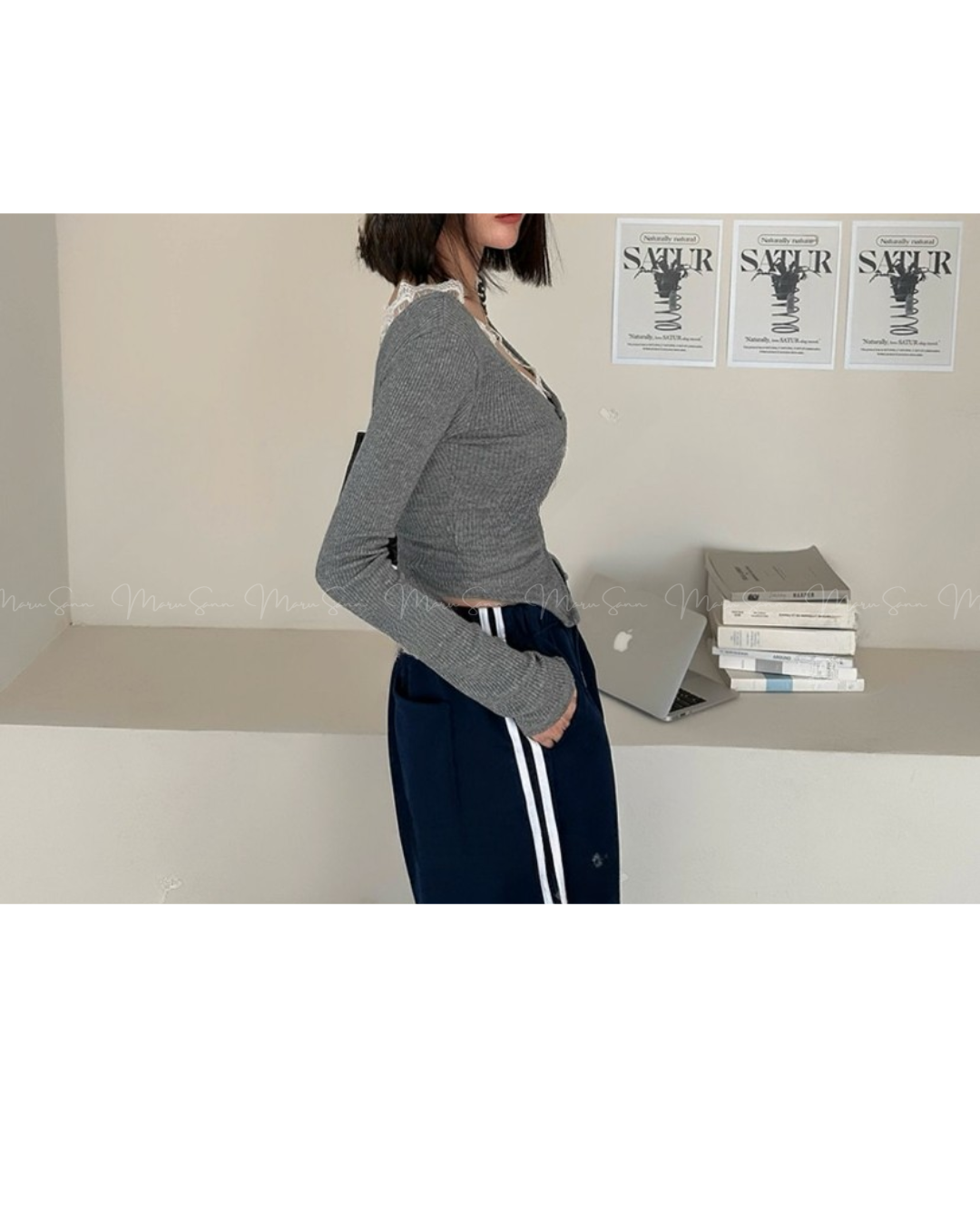 🇰🇷KOREA ♥ lace扭結top 🔎 ɪᴛᴇᴍ ɴᴏ:SS-KSS98903004