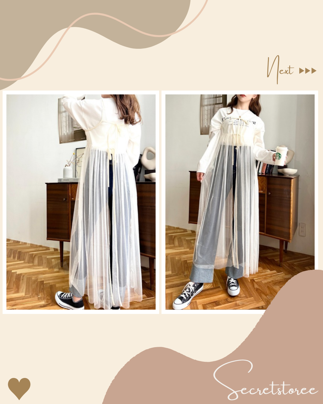 🇯🇵日本|薄紗絲帶吊帶連身裙★ SS-gofo18730