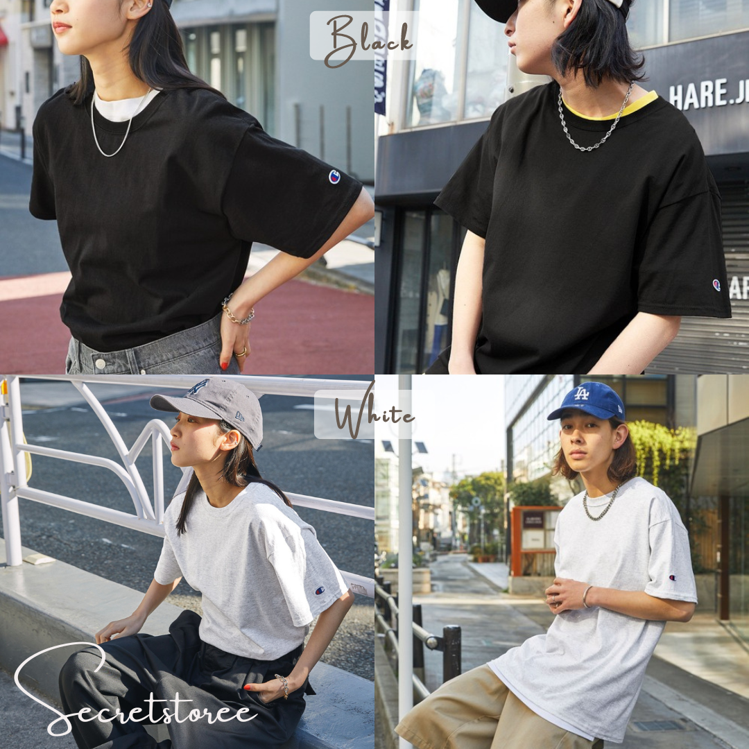 🇯🇵Japan|CHAMPION Unisex Basic Tee (12 colors)★ Product Code🔎 SS-zhc991