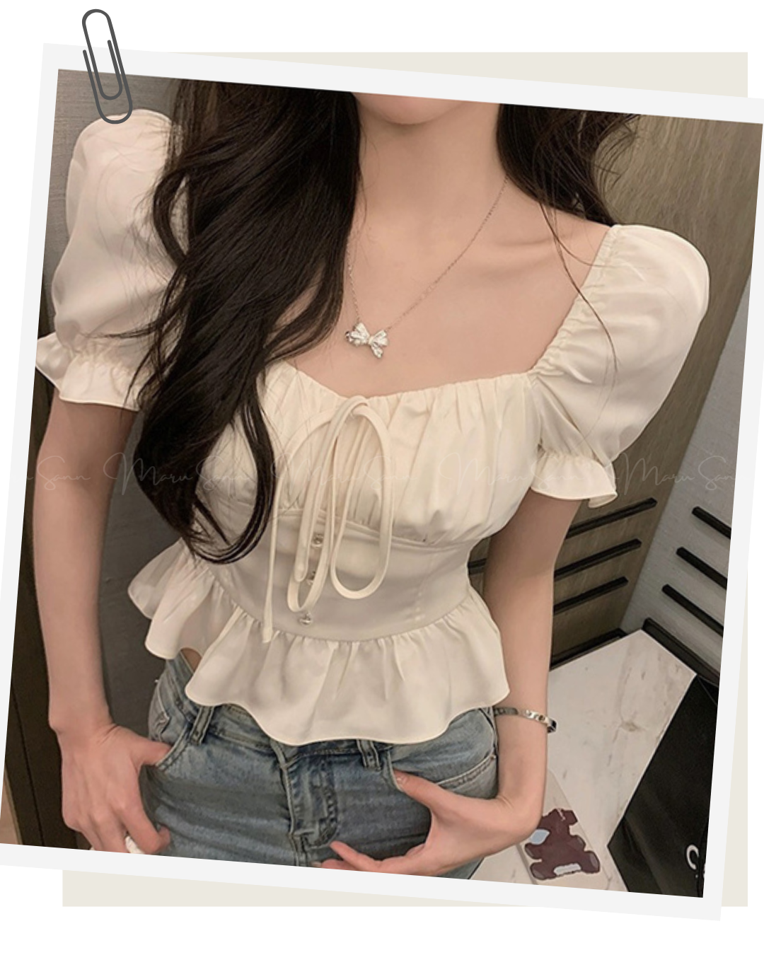 🇯🇵 JAPAN
♥ 泡泡袖珍珠鈕2way襯衫
🔎 ɪᴛᴇᴍ ɴᴏ:SS-JGTO078