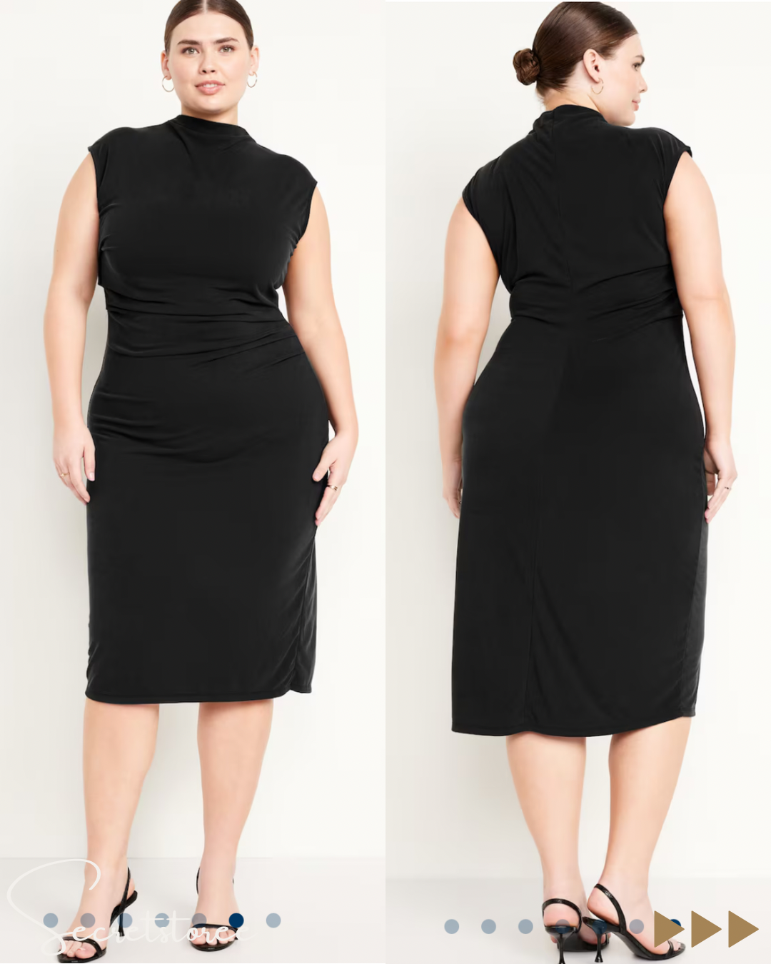 Slim Fit Pleated Dress ★Product Code 🔎 SS-jon508730