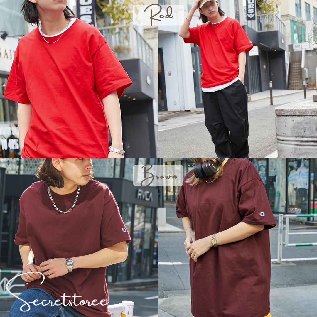 🇯🇵Japan|CHAMPION Unisex Basic Tee (12 colors)★ Product Code🔎 SS-zhc991