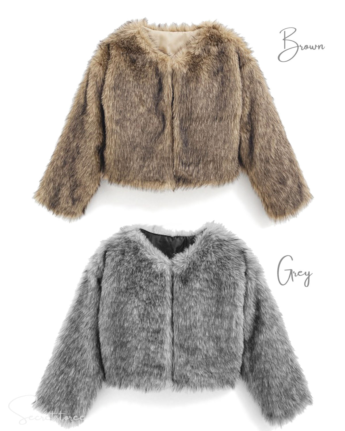 🇯🇵日本 混色型格毛毛短外套 Mixed ecofur short length jacket 🔎 ɪᴛᴇᴍ ɴᴏ.: SS-jgkd1020
