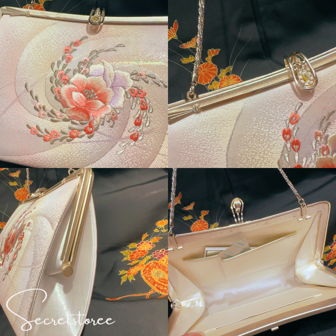 🇯🇵JAPAN Vintage ♡ Bags(Frame Purse/Frame Clutch/Kuchi Bag/Wallet)| 🇯🇵日本古著 ♡ 手袋(金襴錦織西陣織和裝手袋/口金袋/銀包)|🔎ss-vin016