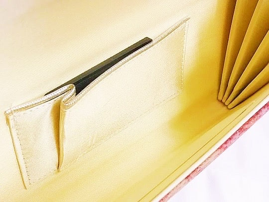 🇯🇵JAPAN Vintage ♡ Bags (Frame Purse/Frame Clutch/Kuchi Bag/Wallet)| 🇯🇵Japanese Vintage♡ Handbags (Golden Nishiki Woven Nishijin Woven Japanese Handbags/Pocket Gold Bags/Purse Bags)|🔎 ss-vin112