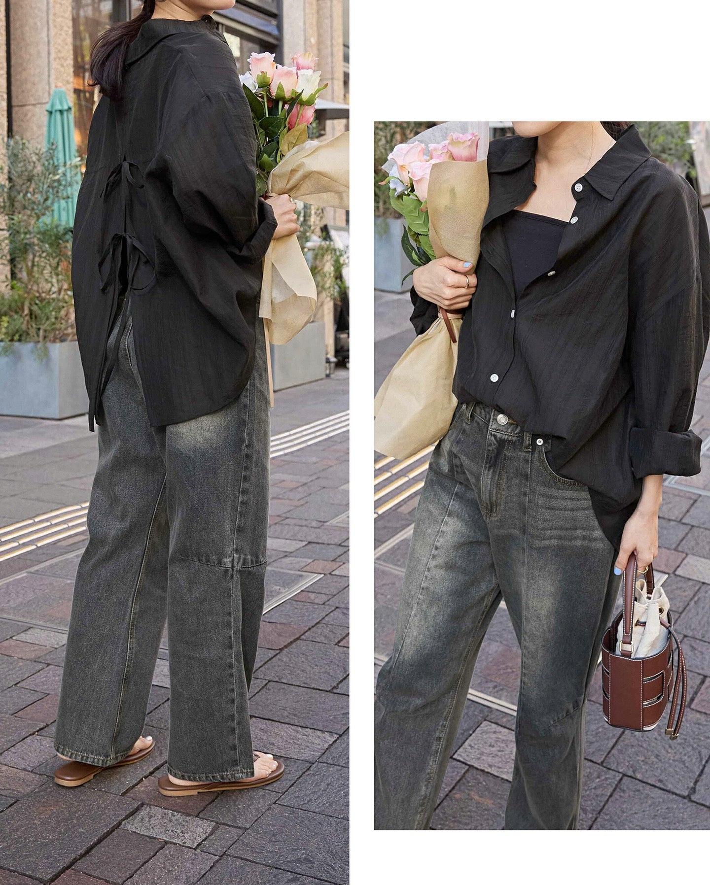🇯🇵日本 後開衩緞帶蝴蝶結半透襯衫
◇ Japan Back slit ribbon sheer shirt
🔎 ɪᴛᴇᴍ ɴᴏ.: SS-jt274326