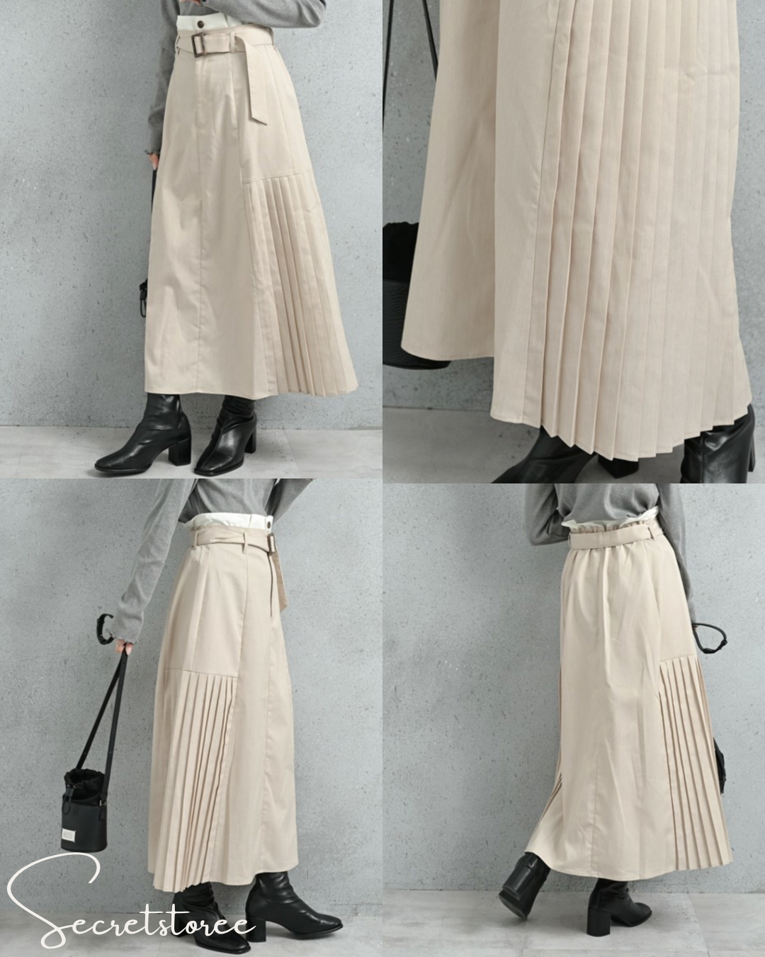 🇯🇵日本|拼色裙頭皺摺裙(3色入)skirt
★ 產品編號🔎 SS-s12158315