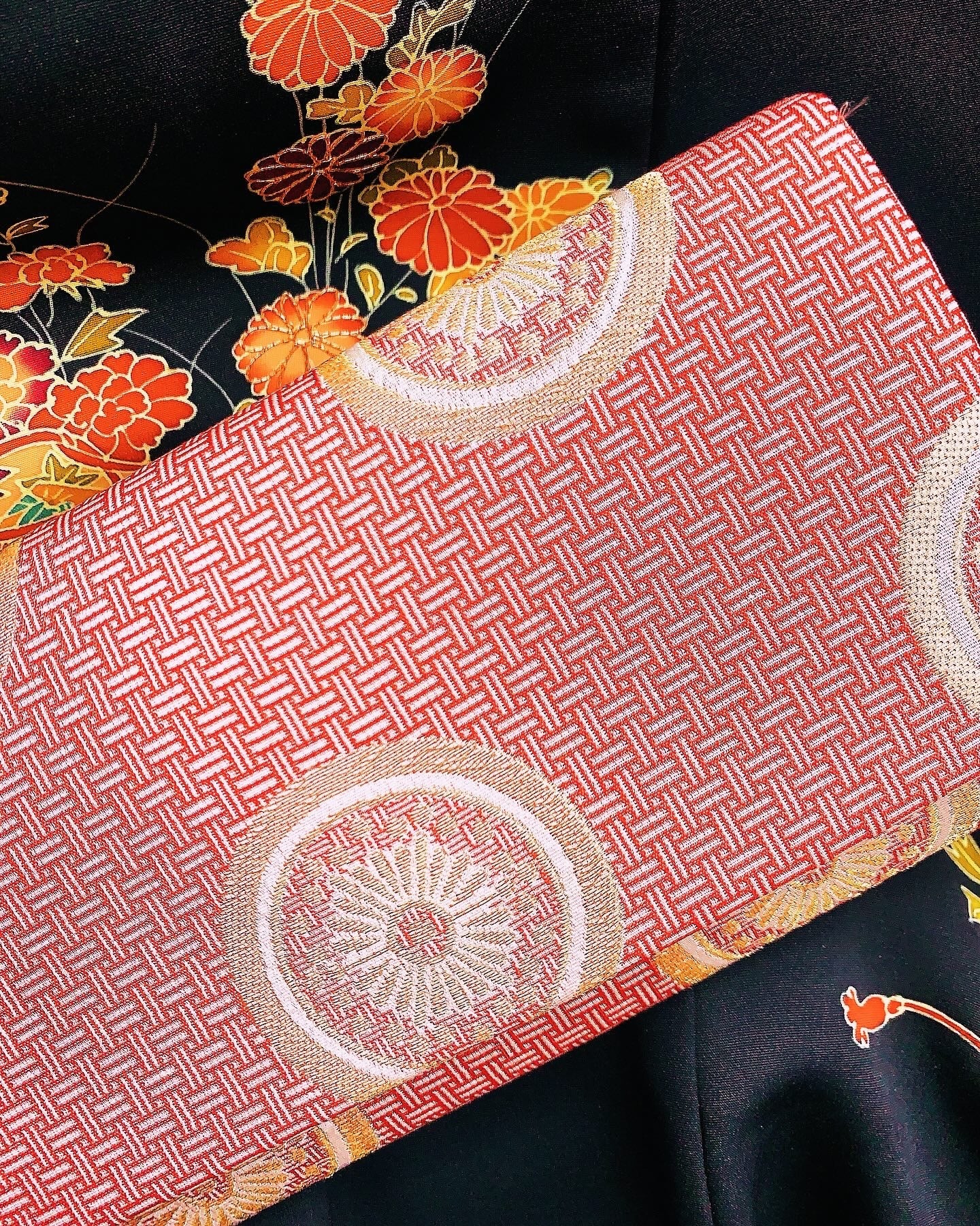 🇯🇵JAPAN Vintage ♡ Bags (Frame Purse/Frame Clutch/Kuchi Bag/Wallet)| 🇯🇵Japanese Vintage♡ Handbags (Gold Nishiki Woven Nishijin Woven Japanese Handbags/Pocket Gold Bags/Purse Bags)|🔎 ss-vin098 & ss-vin100