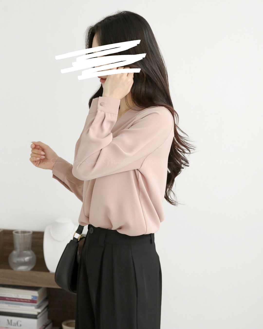 🇰🇷KOREA
♥ V領小扭結襯衫 SS-KSS98912499