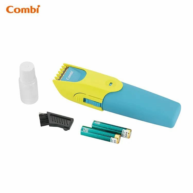 (🇬🇧UK In Stock) 🇯🇵JAPAN COMBI Baby Label Washable Hair Clipper 兒童專用電動理髮器(可水洗) コンビ 洗えるバリカン ポップブルー
