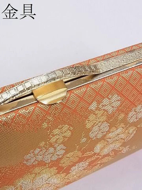 🇯🇵JAPAN Vintage ♡|金襴錦織西陣織和裝手袋 口金包草履套裝🔎ss-vin030
