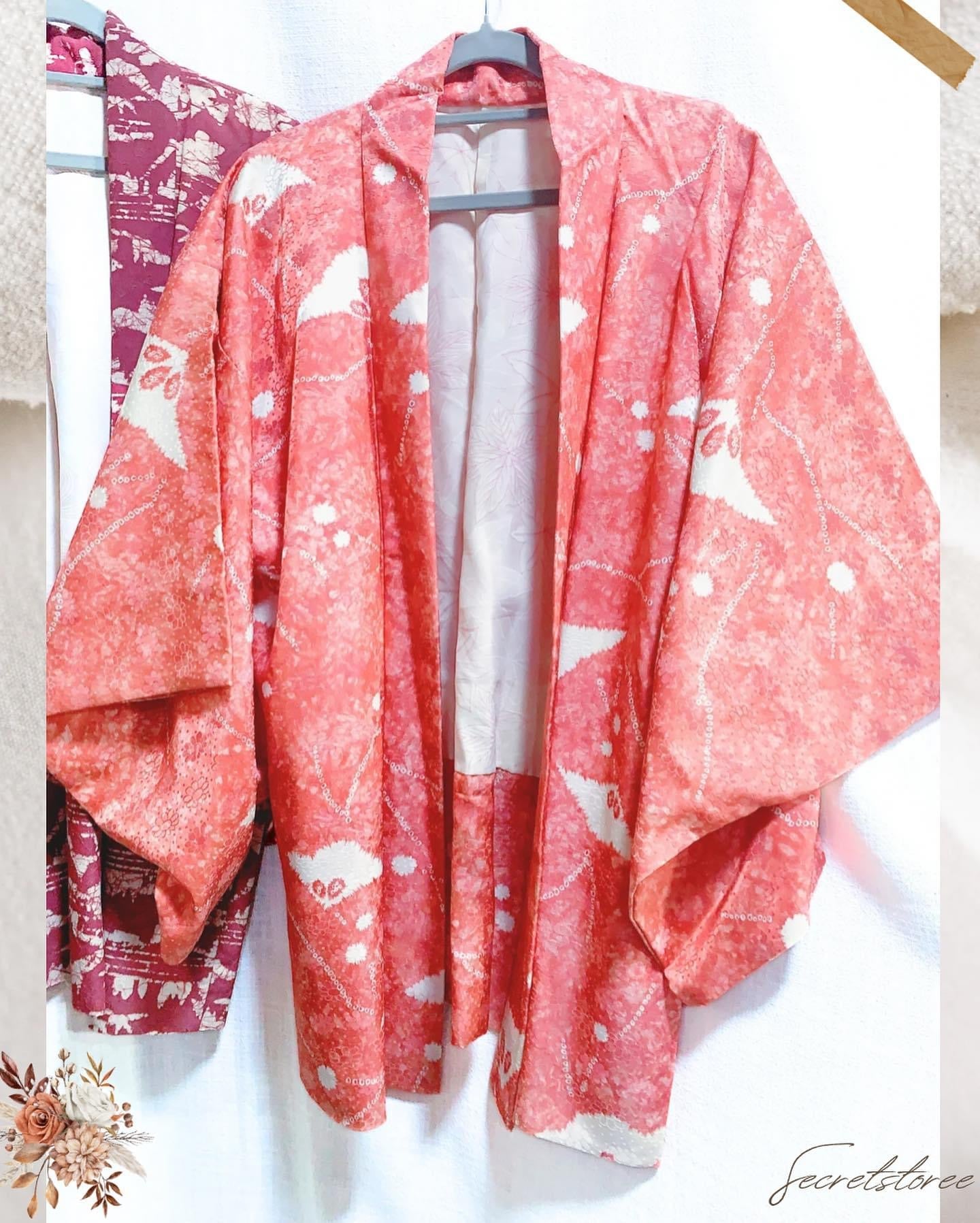 🇯🇵JAPAN Vintage ♡ Clothes (Haori/Kimono/Yukata)| 🇯🇵Japanese Vintage ♡ Traditional Versatile Clothes💮(👘Haori/Kimono/Yukata)|🔎SS-vin33 🔎SS-vin34