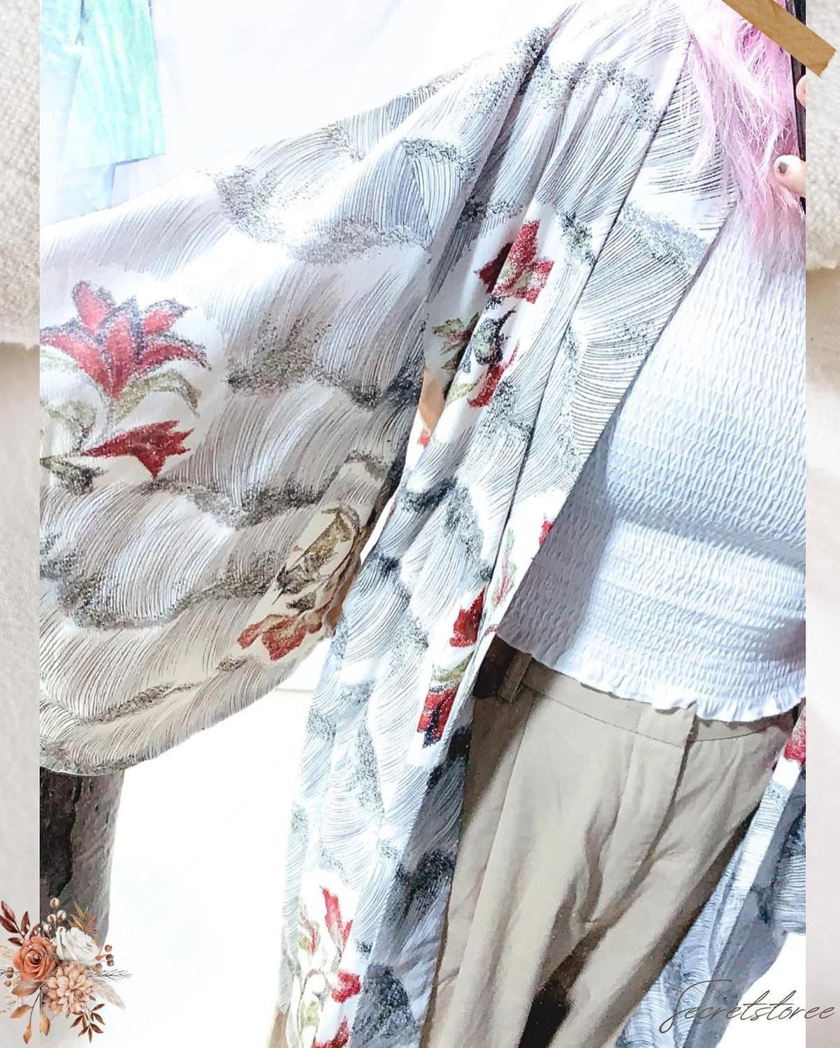 🇯🇵JAPAN Vintage ♡ Clothes(Haori/Kimono/Yukata)| 🇯🇵日本古著 ♡ 衣服(👘羽織/和服/浴衣)|🔎 SS-vin036