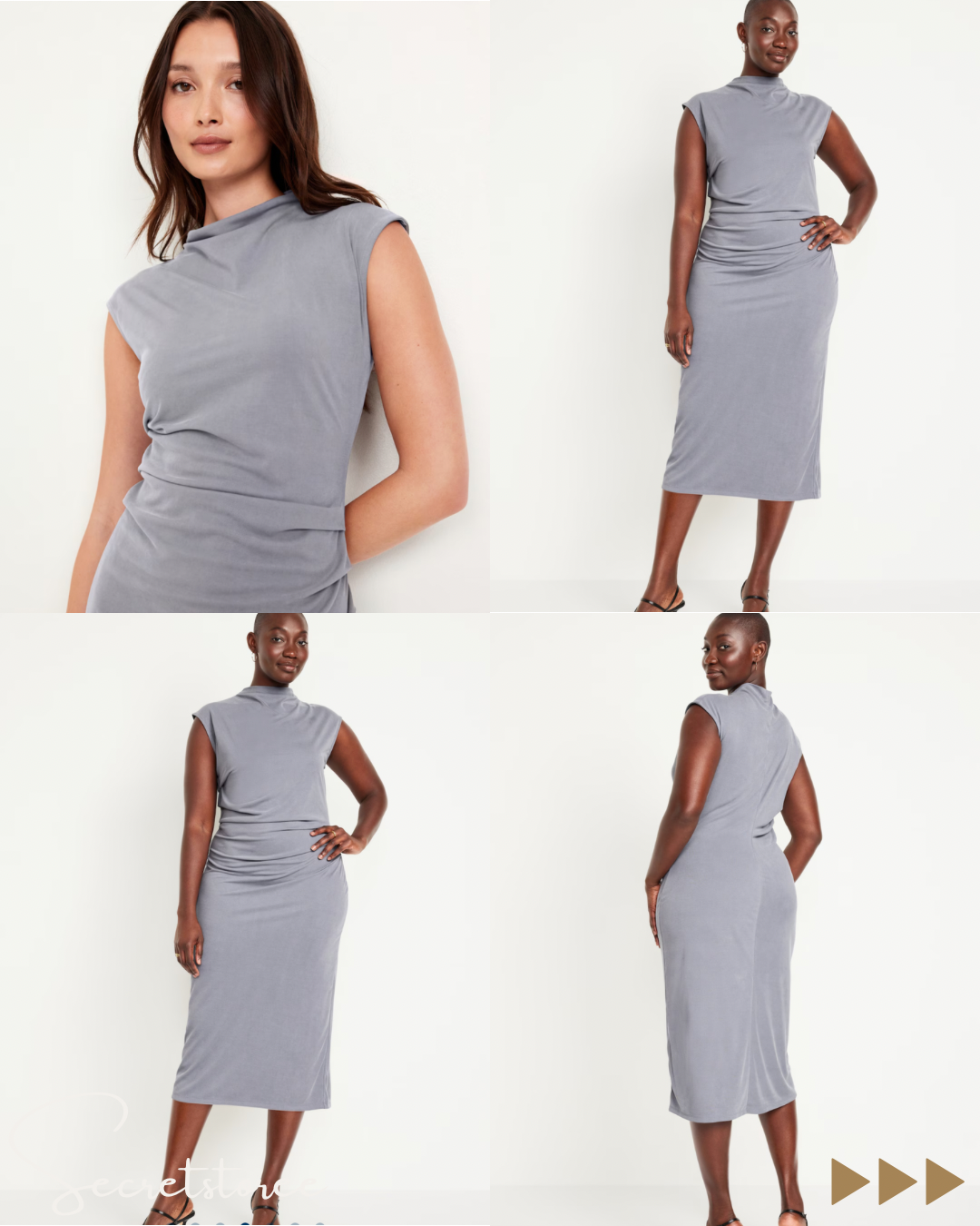 Slim Fit Pleated Dress ★Product Code 🔎 SS-jon508730