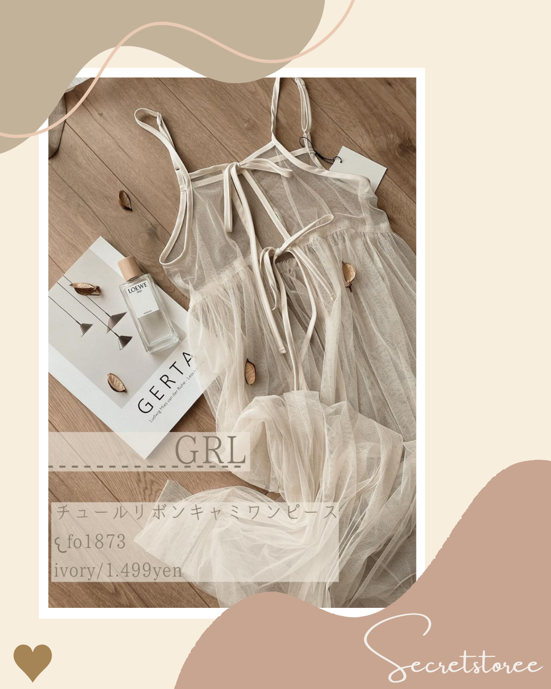 🇯🇵日本|薄紗絲帶吊帶連身裙★ SS-gofo18730