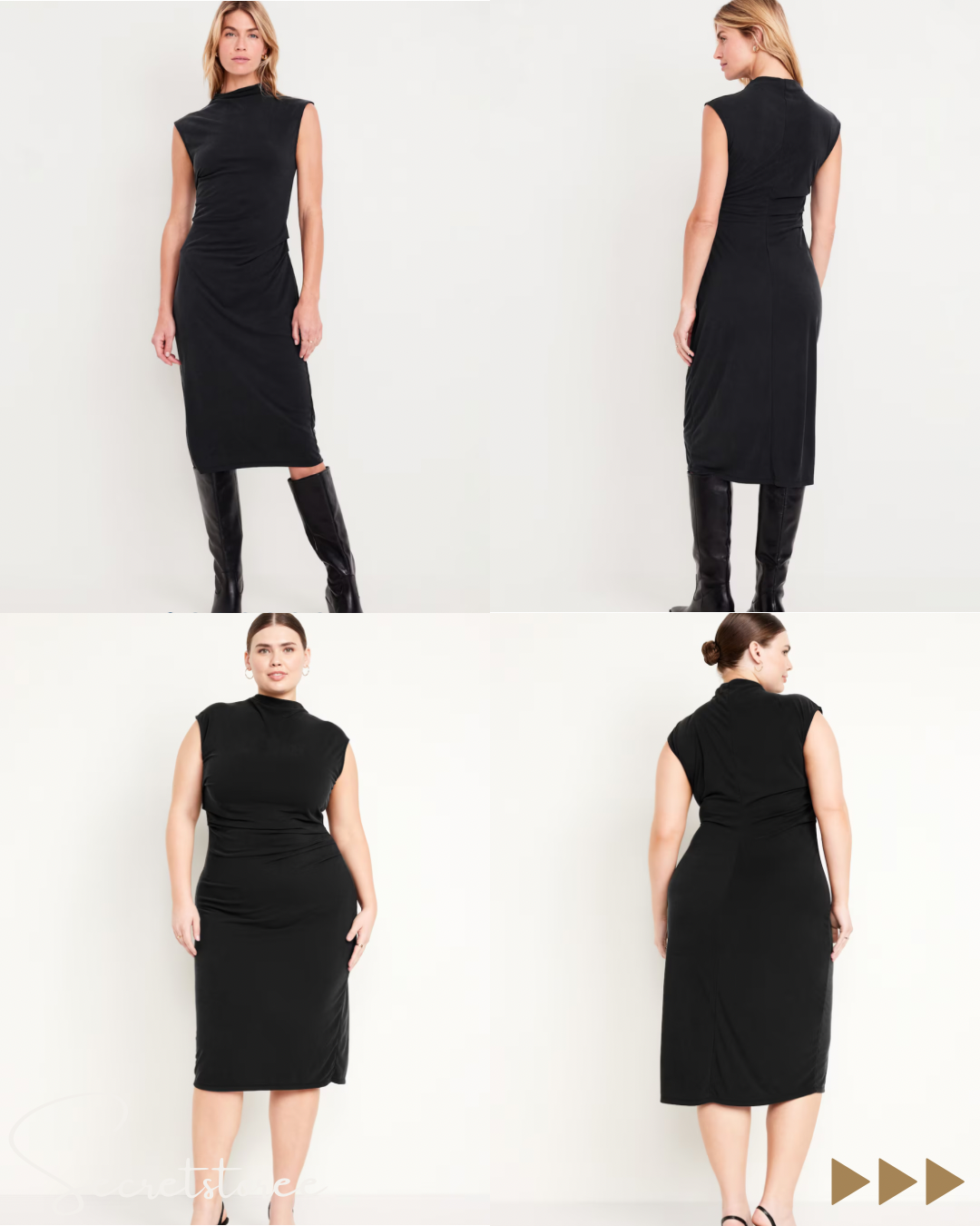 Slim Fit Pleated Dress ★Product Code 🔎 SS-jon508730
