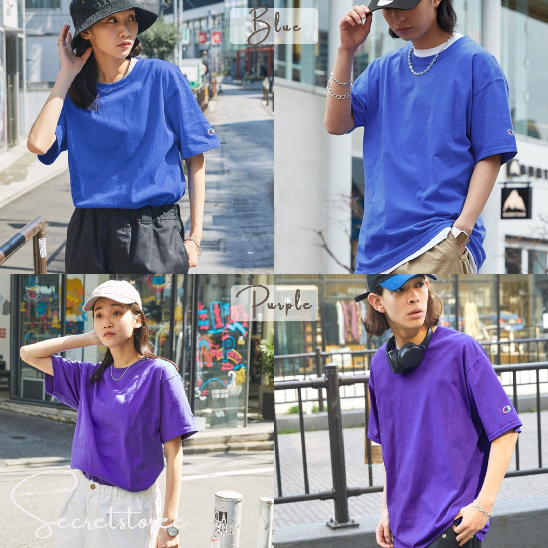 🇯🇵Japan|CHAMPION Unisex Basic Tee (12 colors)★ Product Code🔎 SS-zhc991