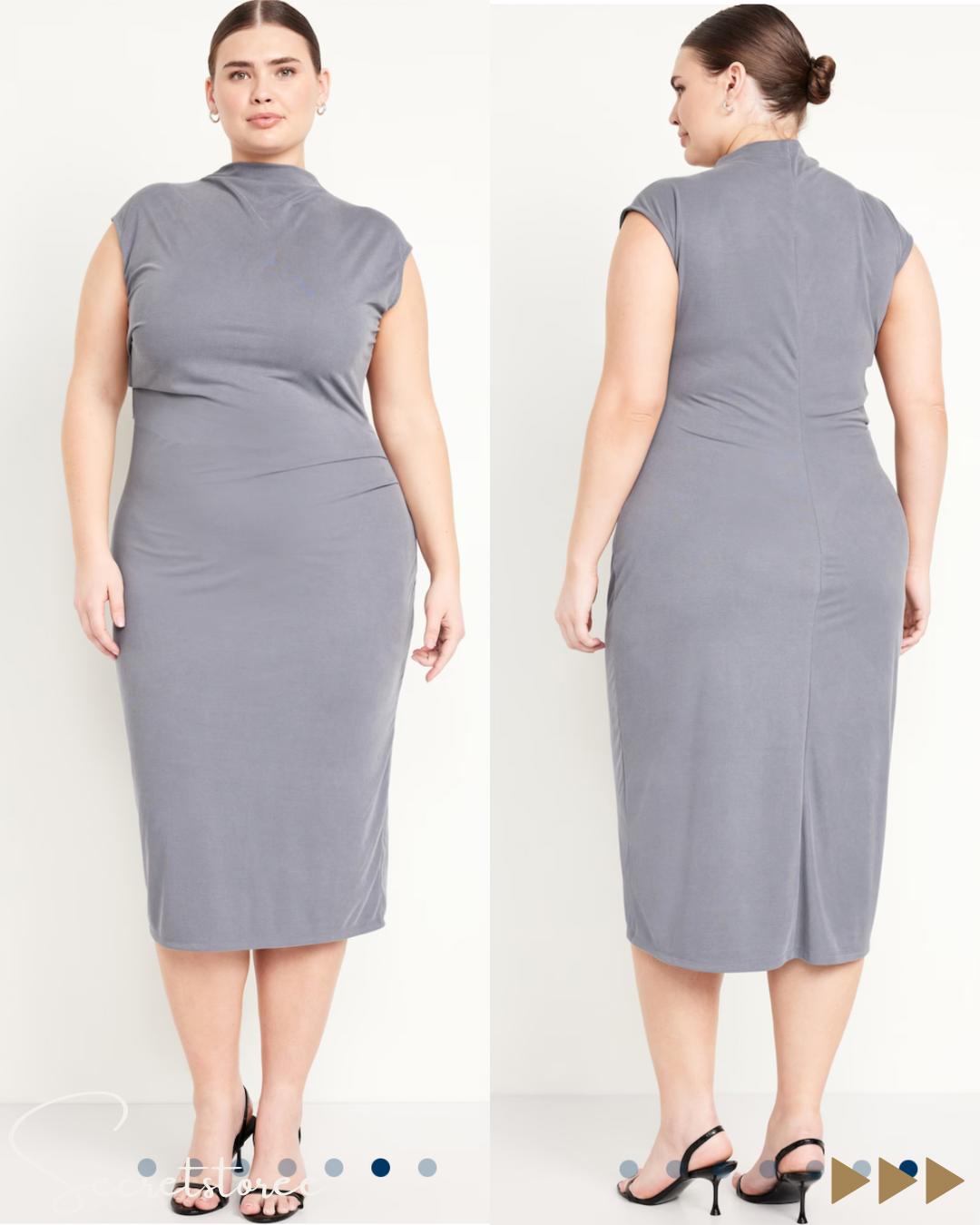 Slim Fit Pleated Dress ★Product Code 🔎 SS-jon508730