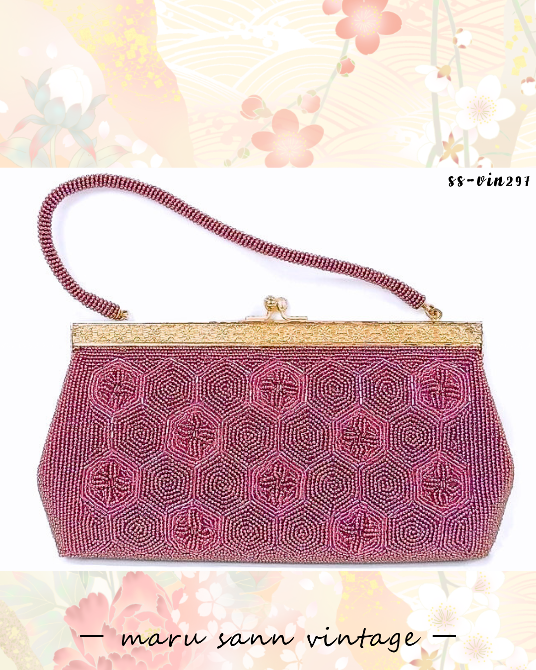 🇯🇵JAPAN Vintage ♡ Bags (Frame Purse/Frame Clutch/Kuchi Bag/Wallet)| 🇯🇵Japanese Vintage♡ Handbags (Golden Nishiki Woven Nishijin Woven Japanese Handbags/Pocket Gold Bags/Wallet)|🔎 ss-vin297|ss-vin298|ss-vin299