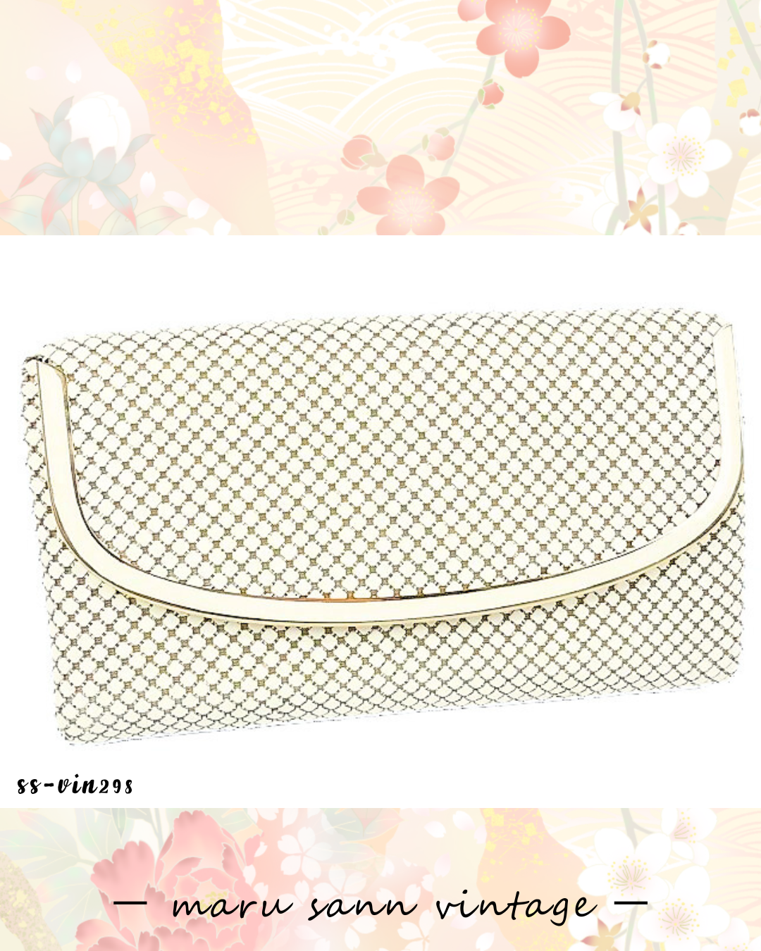 🇯🇵JAPAN Vintage ♡ Bags (Frame Purse/Frame Clutch/Kuchi Bag/Wallet)| 🇯🇵Japanese Vintage♡ Handbags (Golden Nishiki Woven Nishijin Woven Japanese Handbags/Pocket Gold Bags/Wallet)|🔎 ss-vin297|ss-vin298|ss-vin299
