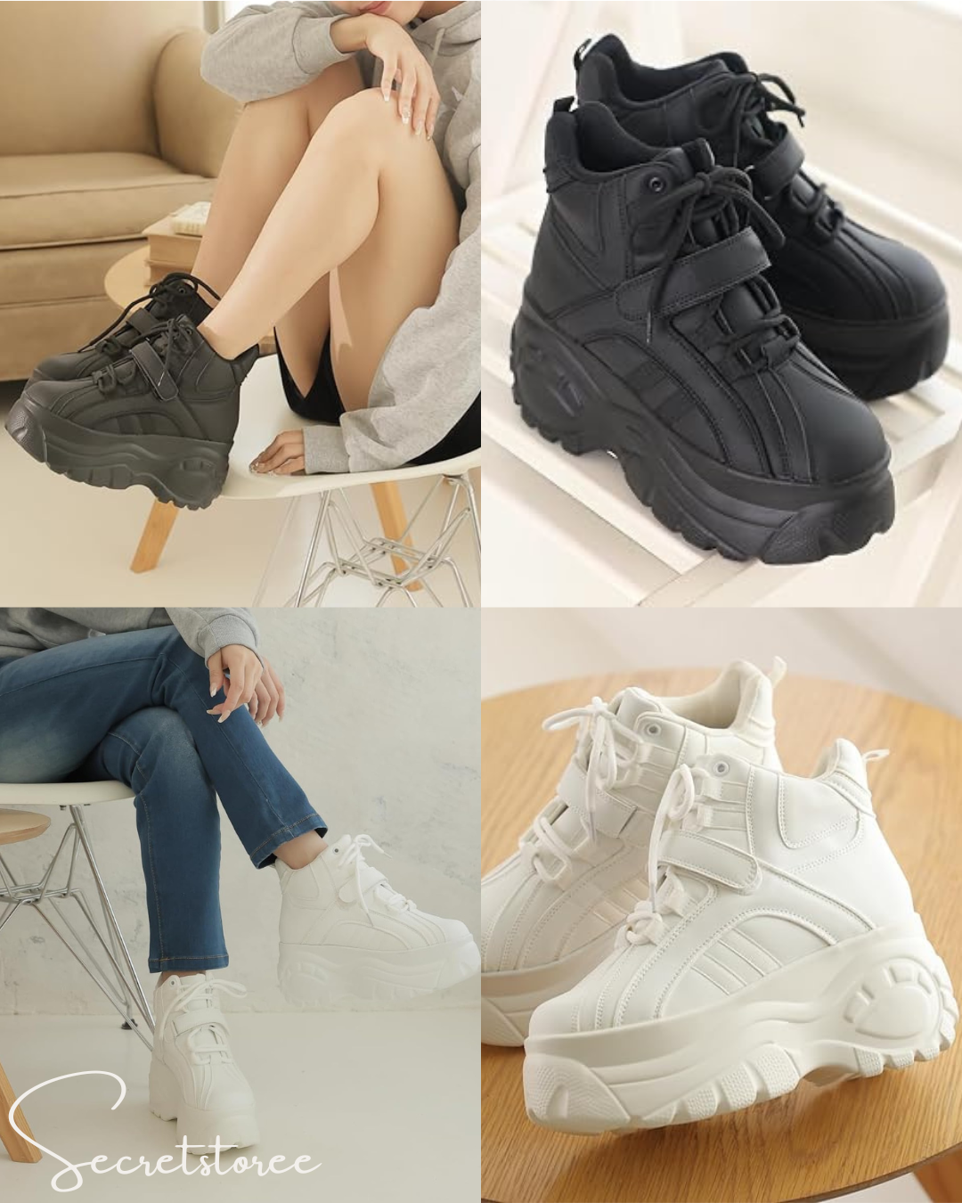 🇯🇵Japan|A must-have for height enhancement and slimming! Lightweight platform shoes in 2 colors
★ Product number 🔎 SS-s11640584S2