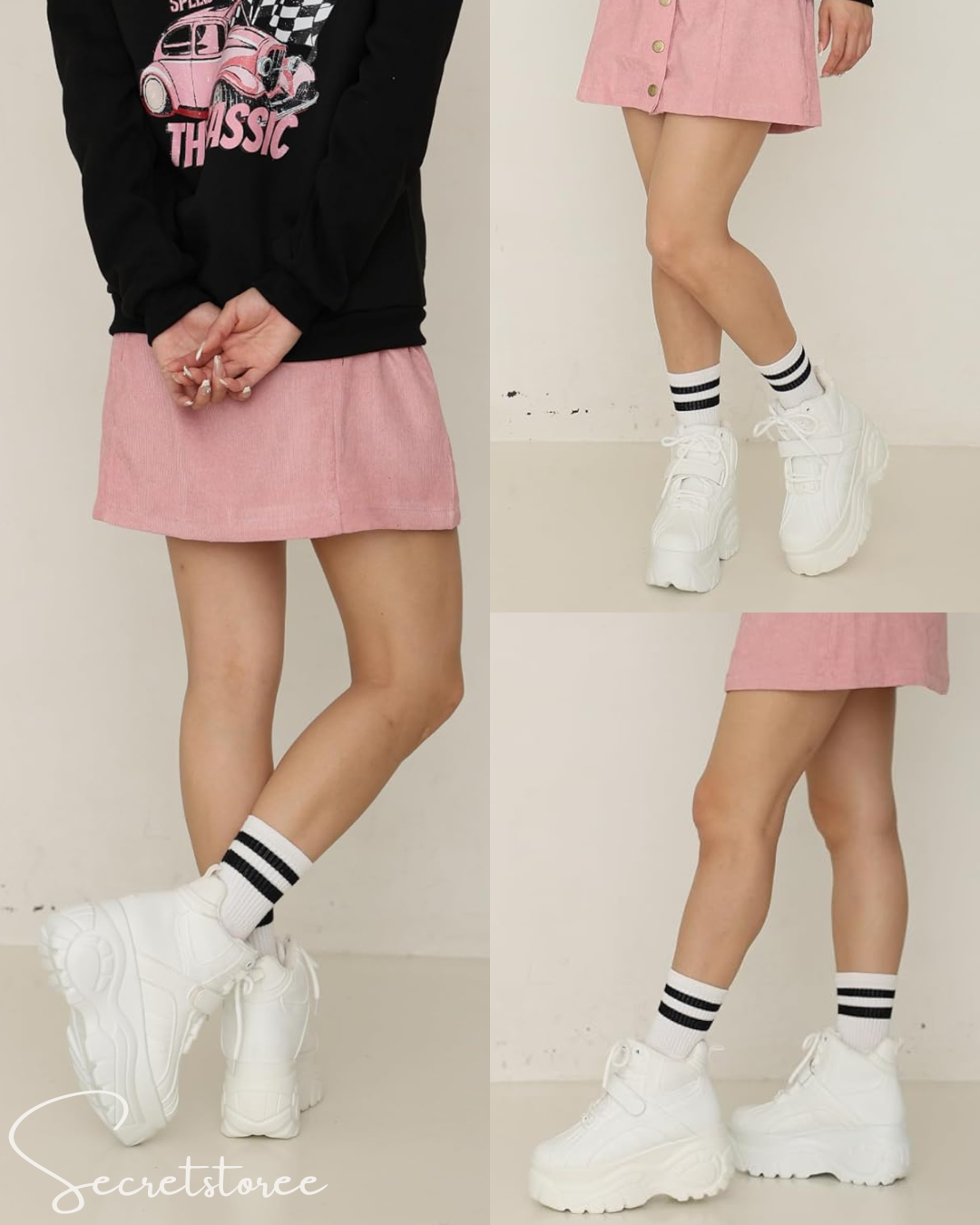 🇯🇵Japan|A must-have for height enhancement and slimming! Lightweight platform shoes in 2 colors
★ Product number 🔎 SS-s11640584S2