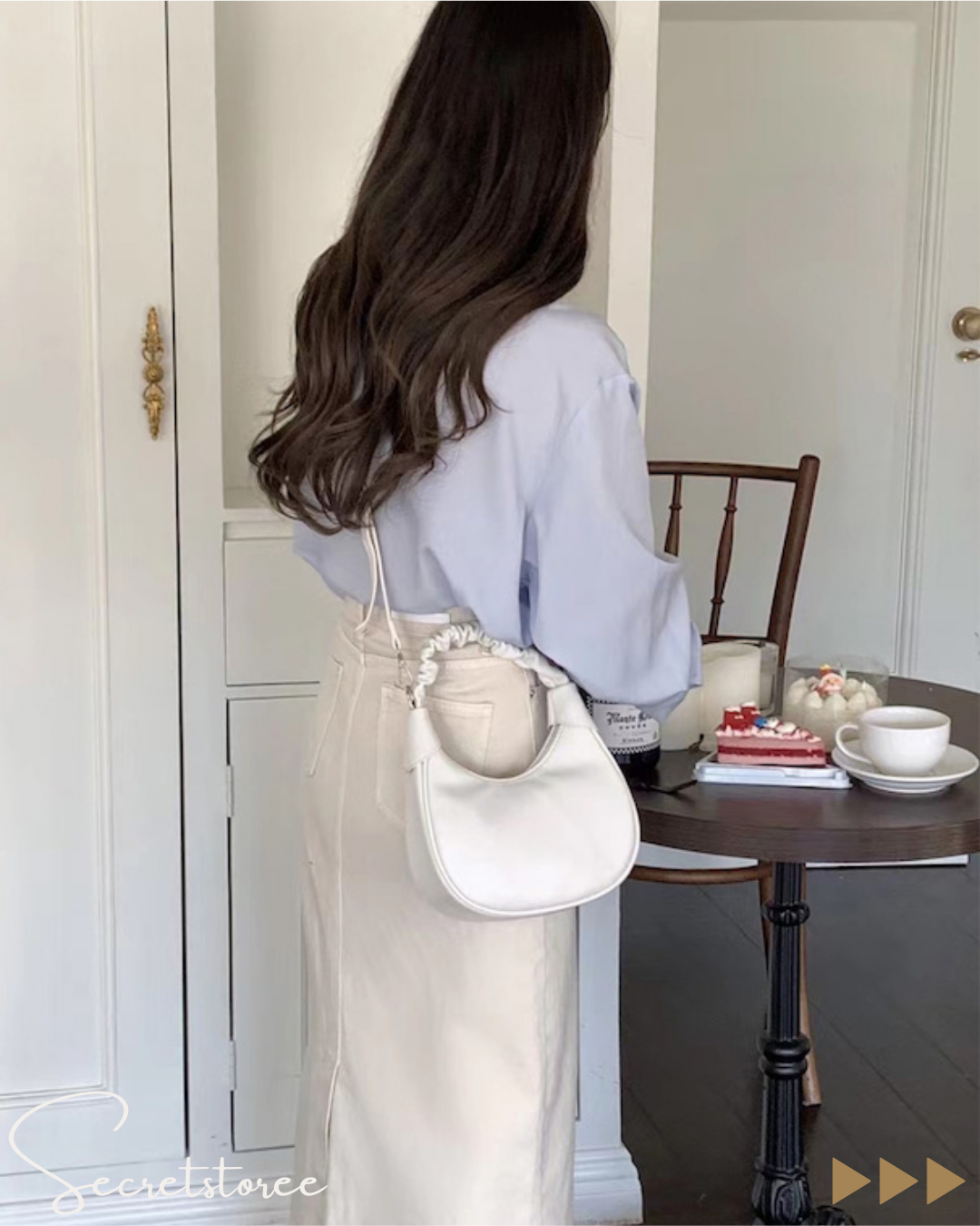 🇯🇵日本|2Way褶皺手提羊角袋 5色入 shoulder bag
★ 產品編號🔎 SS-gat20020