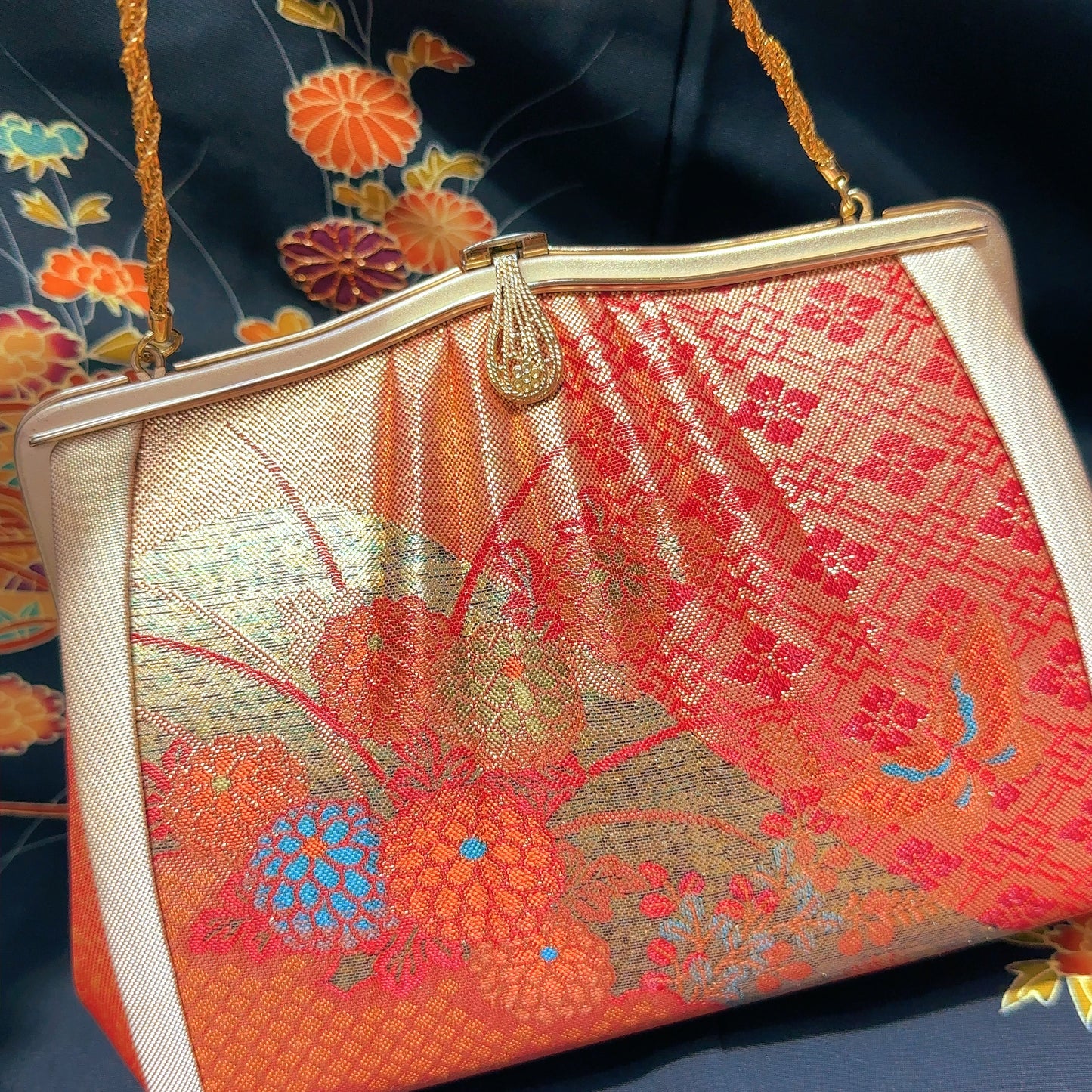 🇯🇵JAPAN Vintage ♡ Bags(Frame Purse/Frame Clutch/Kuchi Bag/Wallet)| 🇯🇵日本古著 ♡ 手袋(金襴錦織西陣織和裝手袋/口金袋/銀包)|🔎ss-vin017