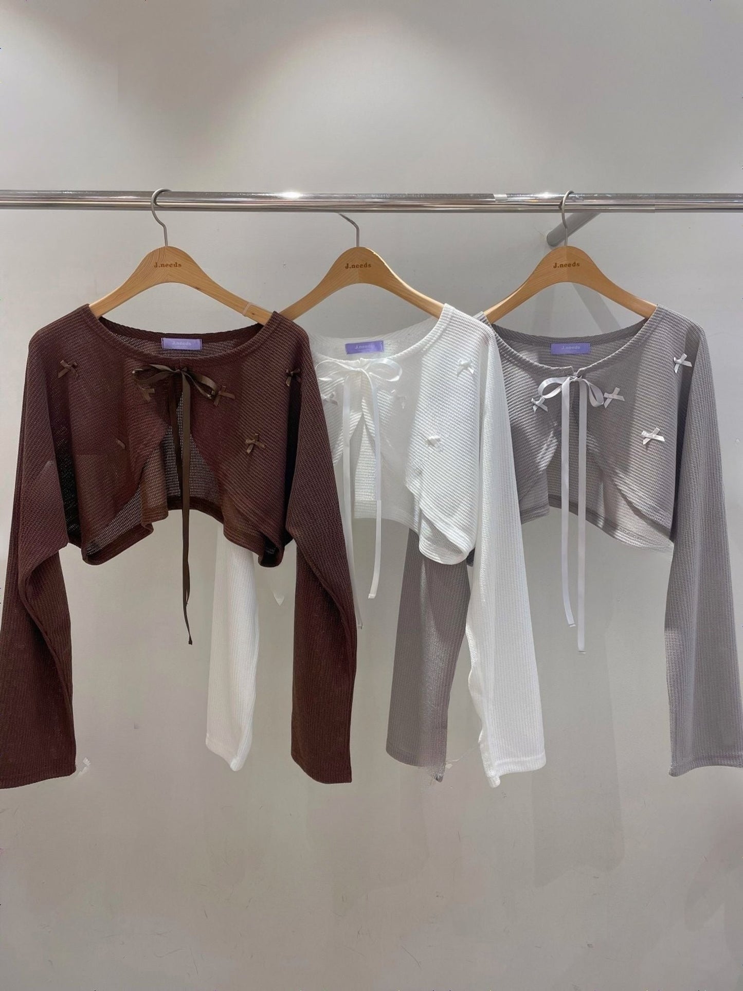 Bow Knit Jacket (3 Colors) outer ★ Product Code 🔎 SS-sb1b10