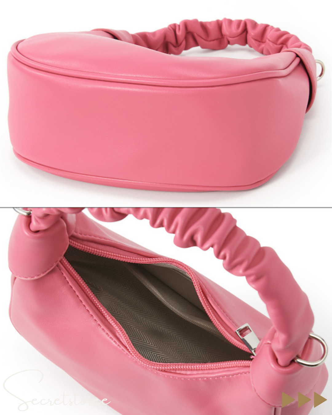 🇯🇵日本|2Way褶皺手提羊角袋 5色入 shoulder bag
★ 產品編號🔎 SS-gat20020