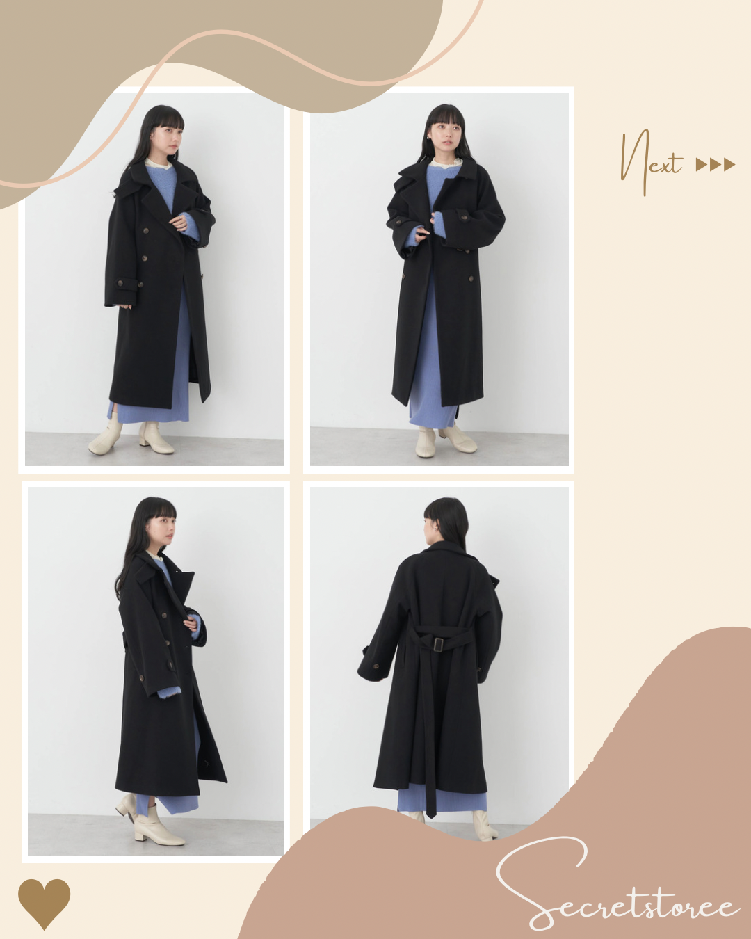 🇯🇵日本|2Way斯文長外套 SS-E1M34L2Z0100
