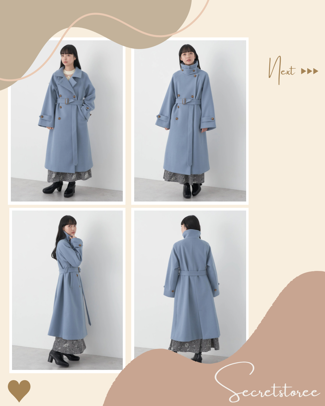 🇯🇵日本|2Way斯文長外套 SS-E1M34L2Z0100