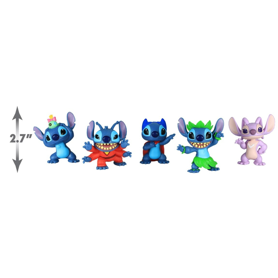 (Preorder)🌍Europe Disney Lilo and Stitch Collectible Figure Set 5pk 史迪仔公仔擺設