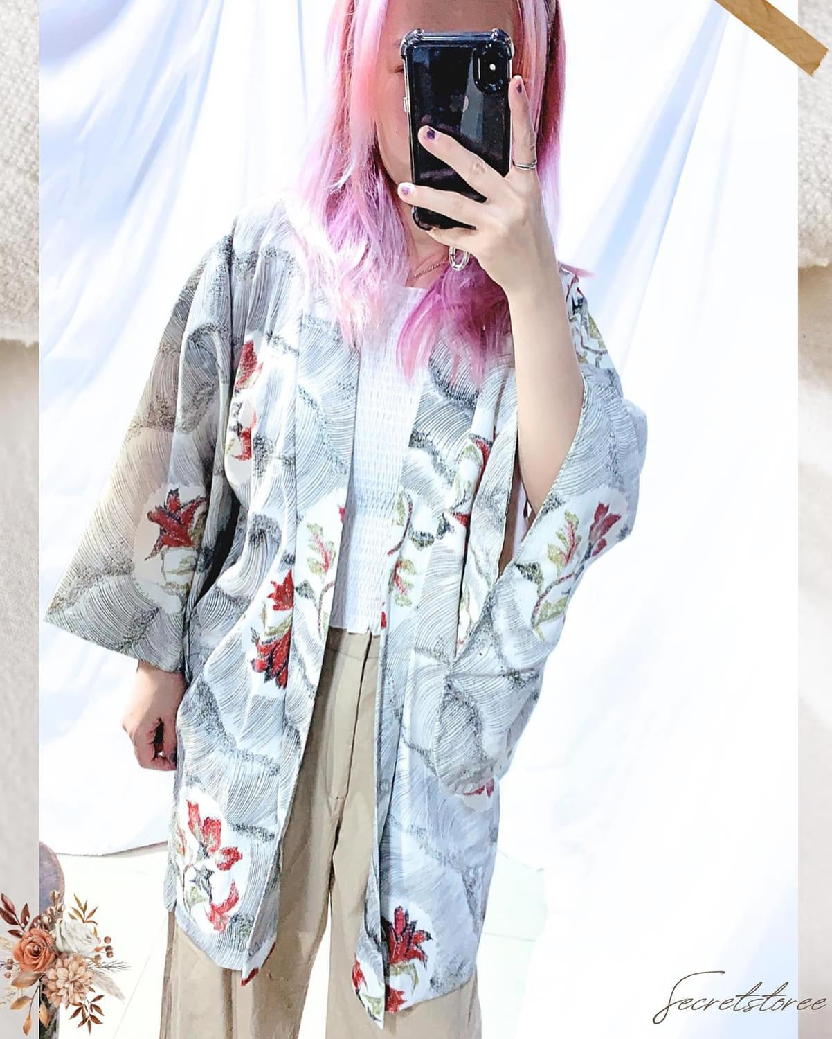 🇯🇵JAPAN Vintage ♡ Clothes(Haori/Kimono/Yukata)| 🇯🇵日本古著 ♡ 衣服(👘羽織/和服/浴衣)|🔎 SS-vin036