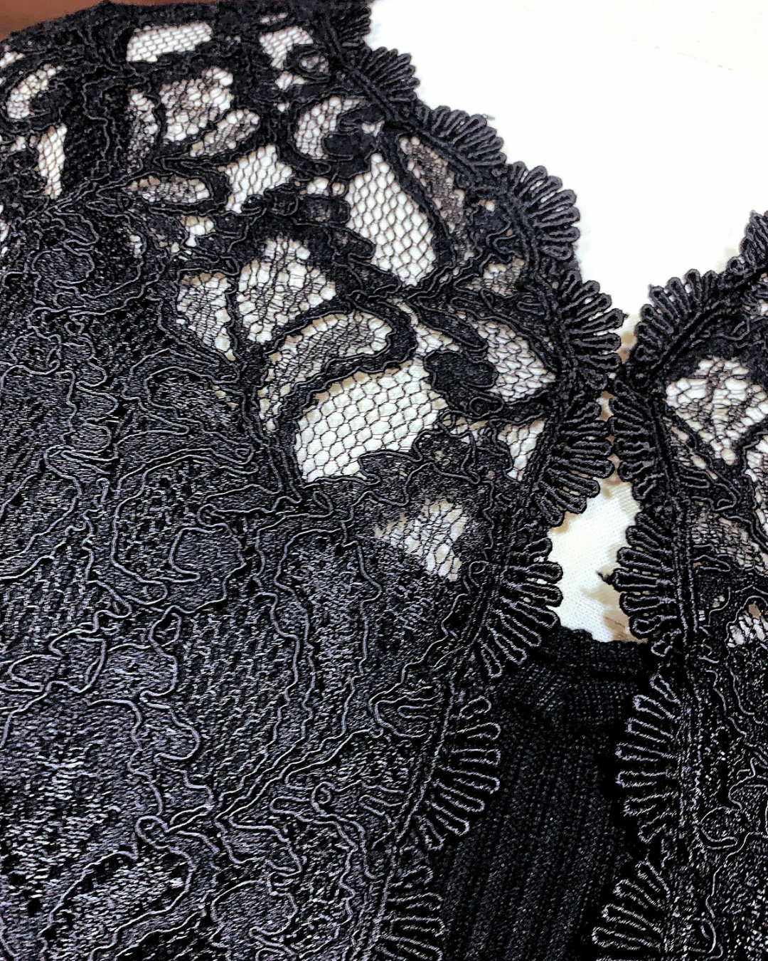 🇯🇵 日本古著 黑縷空蕾士外套 Vintage Black Classic Lace Cardigan🔎 ss-vin062