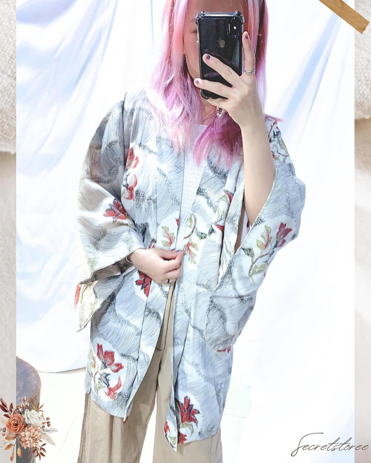 🇯🇵JAPAN Vintage ♡ Clothes(Haori/Kimono/Yukata)| 🇯🇵日本古著 ♡ 衣服(👘羽織/和服/浴衣)|🔎 SS-vin036