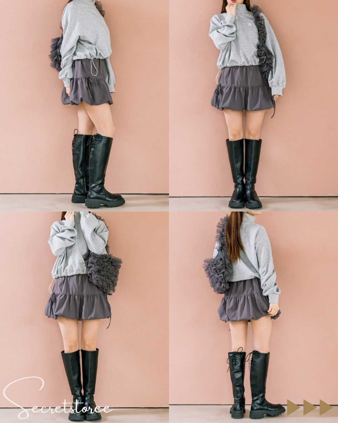 🇯🇵Japan|Fluffy Balloon Mini Skirt (3 Colors)
★ Product number 🔎 SS-odo1041010070