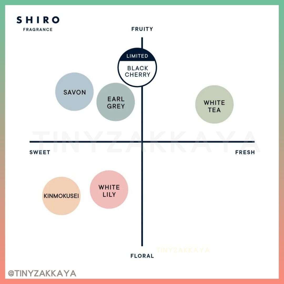 🇯🇵Japan Limited Edition🔸SHIRO Black Cherry Eau De Parfum / Fragrance Diffuser / Hair Mask 🍂Autumn Limited Edition Black Cherry Perfume / Hair Mask / Diffuser