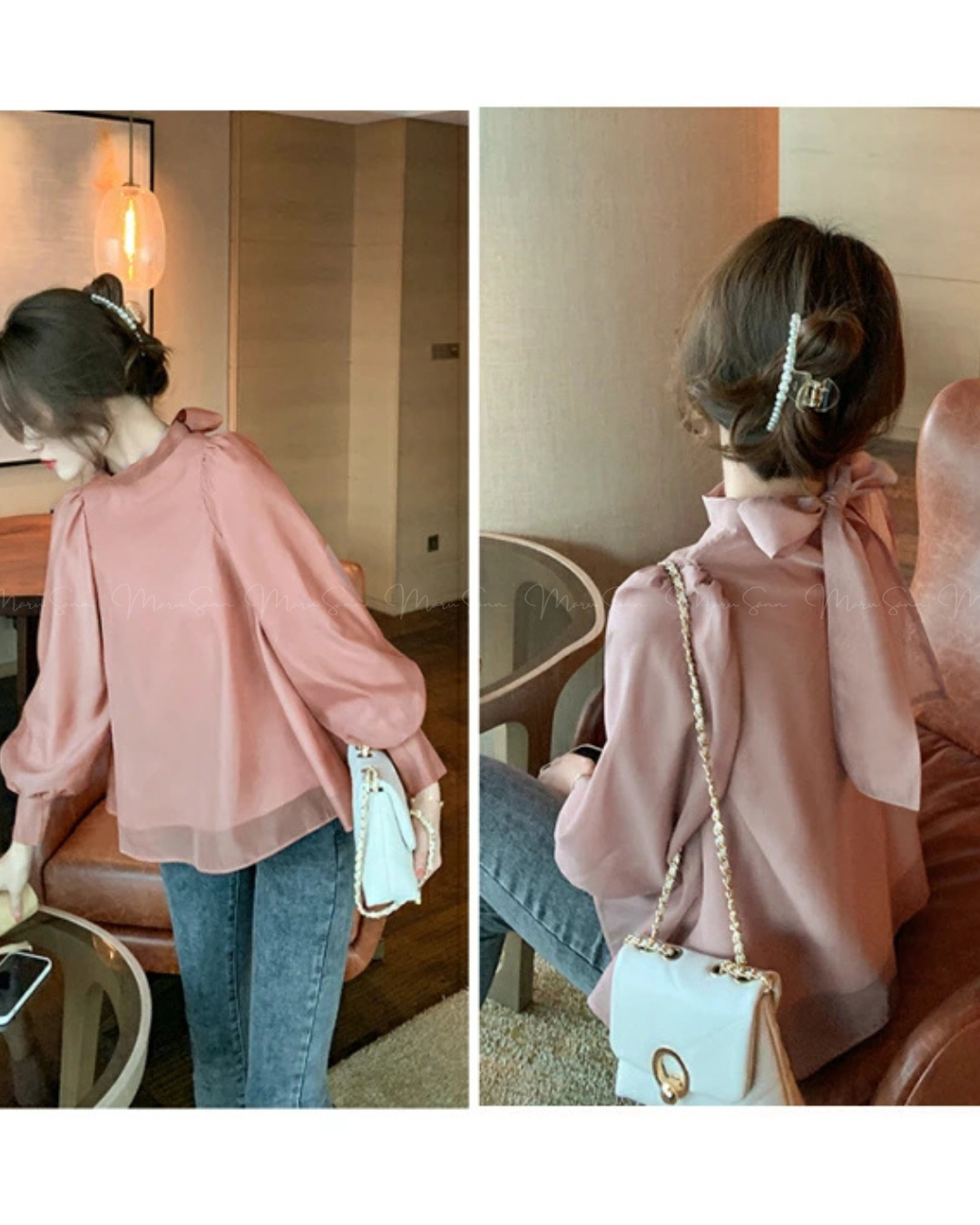 🇯🇵JAPAN
♥ Ribbon Lace Frill Blouse
蝴蝶結宮廷長袖上衣 SS-JR10000508