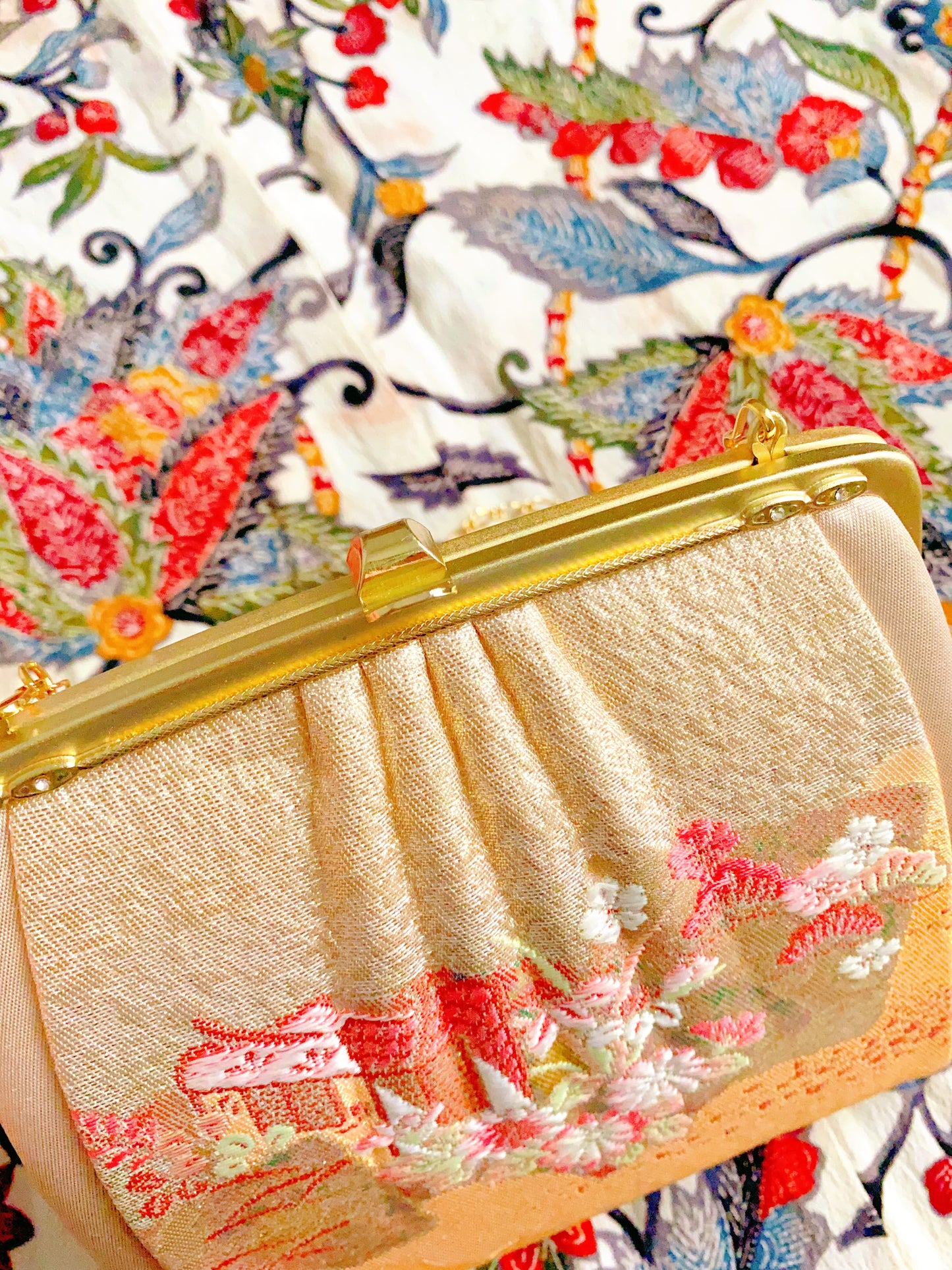 🇯🇵JAPAN Vintage ♡ Bags(Frame Purse/Frame Clutch/Kuchi Bag/Wallet)| 🇯🇵日本古著 ♡ 手袋(金襴錦織西陣織和裝手袋/口金袋/銀包)|🔎 ss-vin333