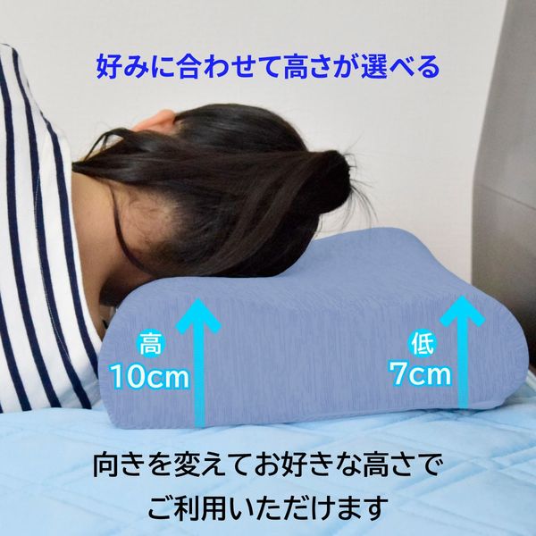 🇯🇵Japanese touch and cool gel sheet, wave type memory foam pillow, cooling and cooling feeling, low rebound wave pillow, about 30×50×7-10cm